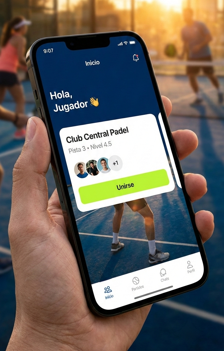 GoSmash App - Conecta y encuentra tu partido de padel